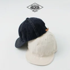 HIGHER Hats^/ One-washed Selvage denim cap