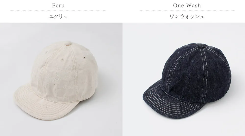 HIGHER Hats^/ One-washed Selvage denim cap