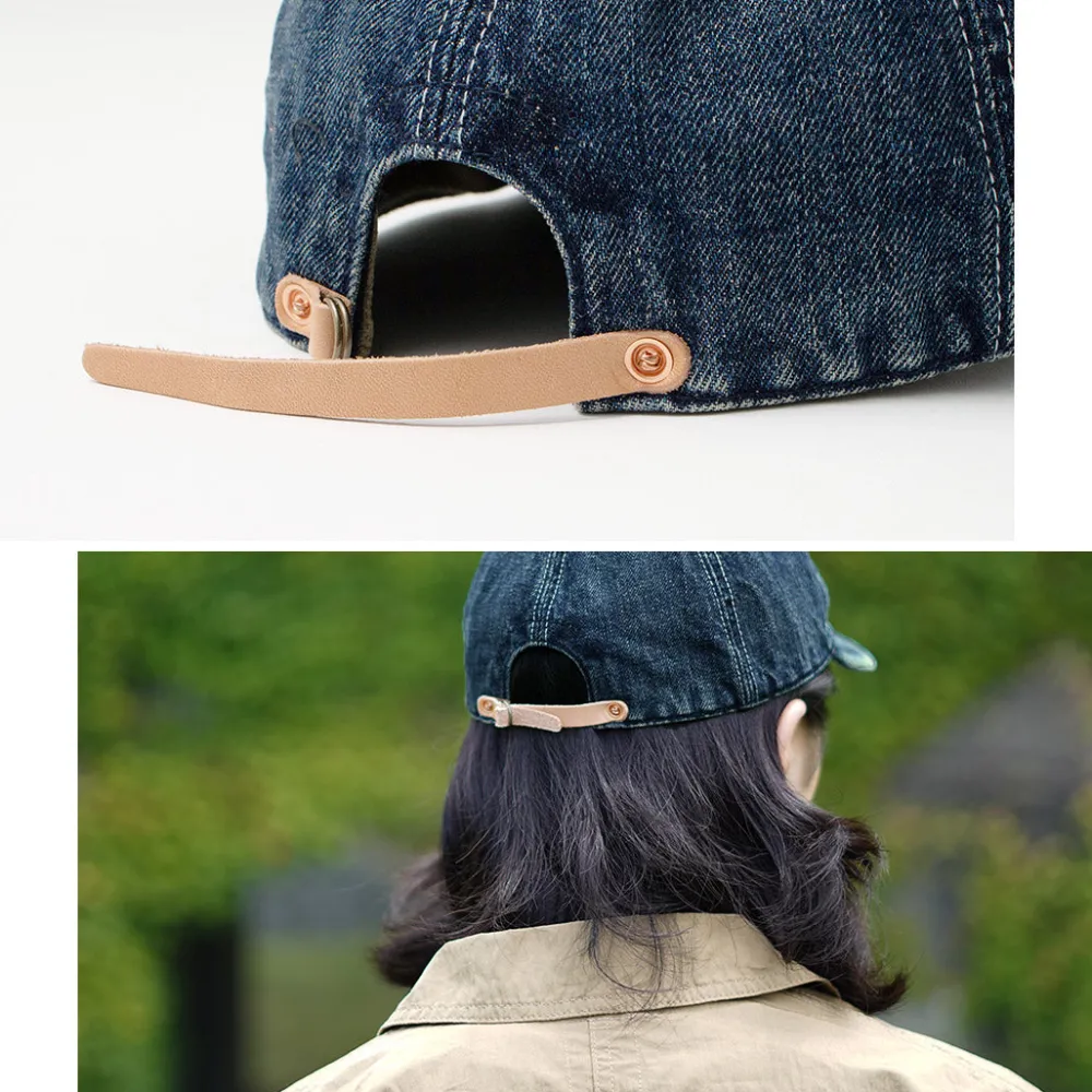 HIGHER Hats^/ Selvage denim cap used-wash
