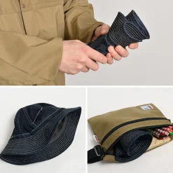HIGHER Hats^/ Selvage Panel 6 Hat - Onewashed denim
