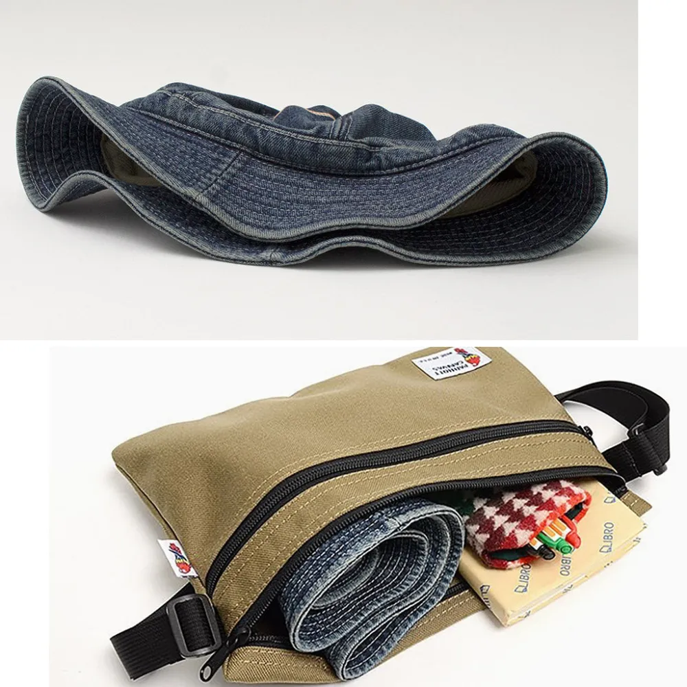 HIGHER Hats^/ Selvage Denim Panel 6 Hat - Used finish used-wash