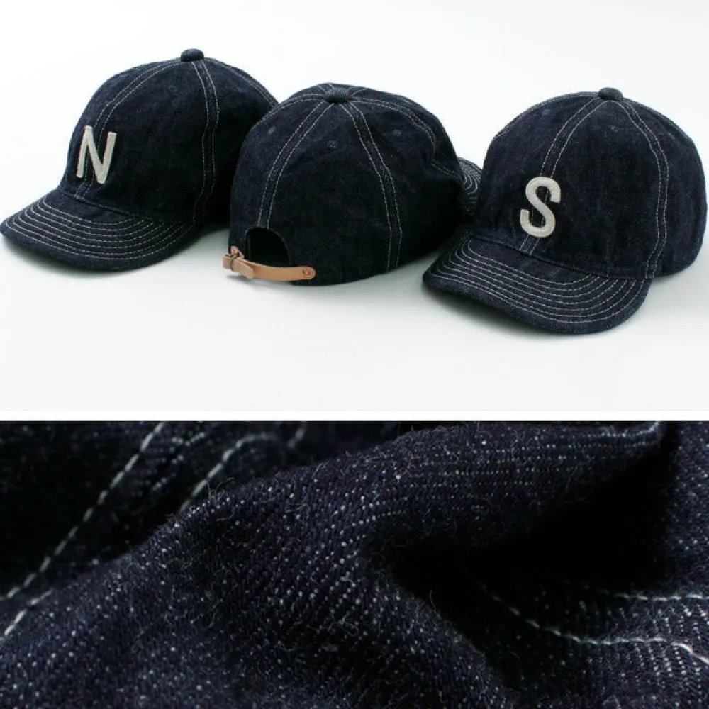HIGHER Hats^/ SELVEDGE DENIM CAP ONE WASH