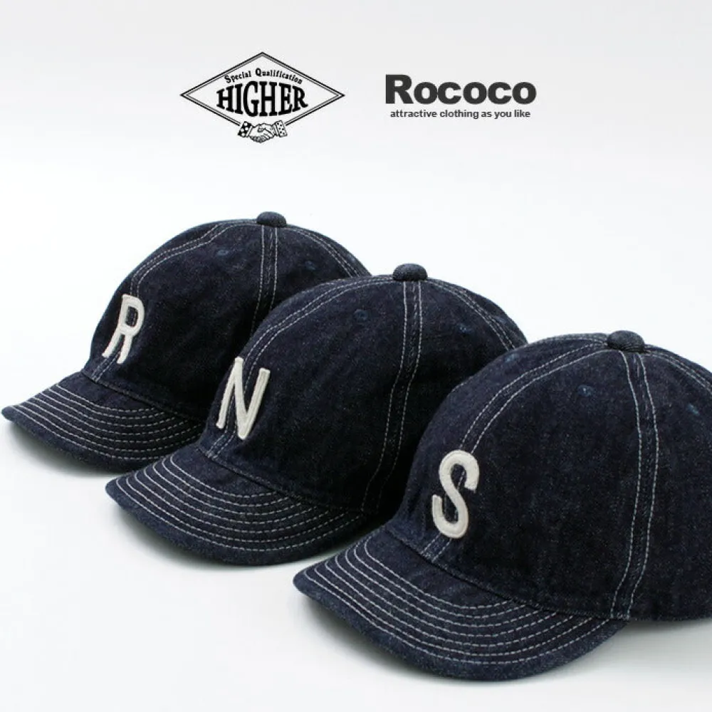 HIGHER Hats^/ SELVEDGE DENIM CAP ONE WASH