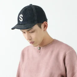 HIGHER Hats^/ SELVEDGE DENIM CAP ONE WASH