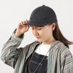 HIGHER Hats^/ Selvedge Denim Cap One Wash Grec gray