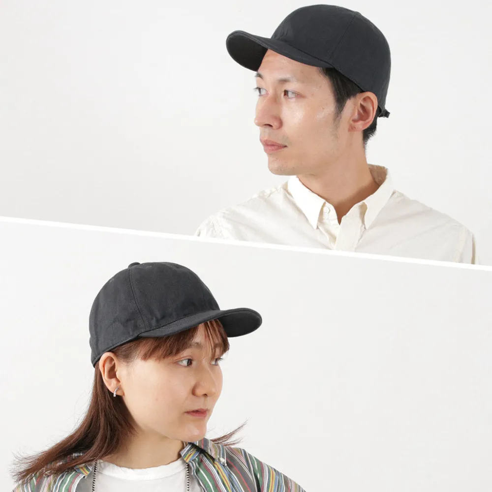 HIGHER Hats^/ Selvedge Denim Cap One Wash Grec gray