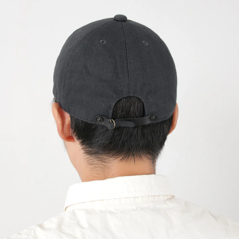 HIGHER Hats^/ Selvedge Denim Cap One Wash Grec gray