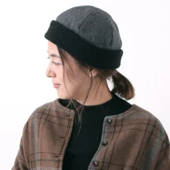 HIGHER Hats^/ Vintage Wool Flannel Beanie
