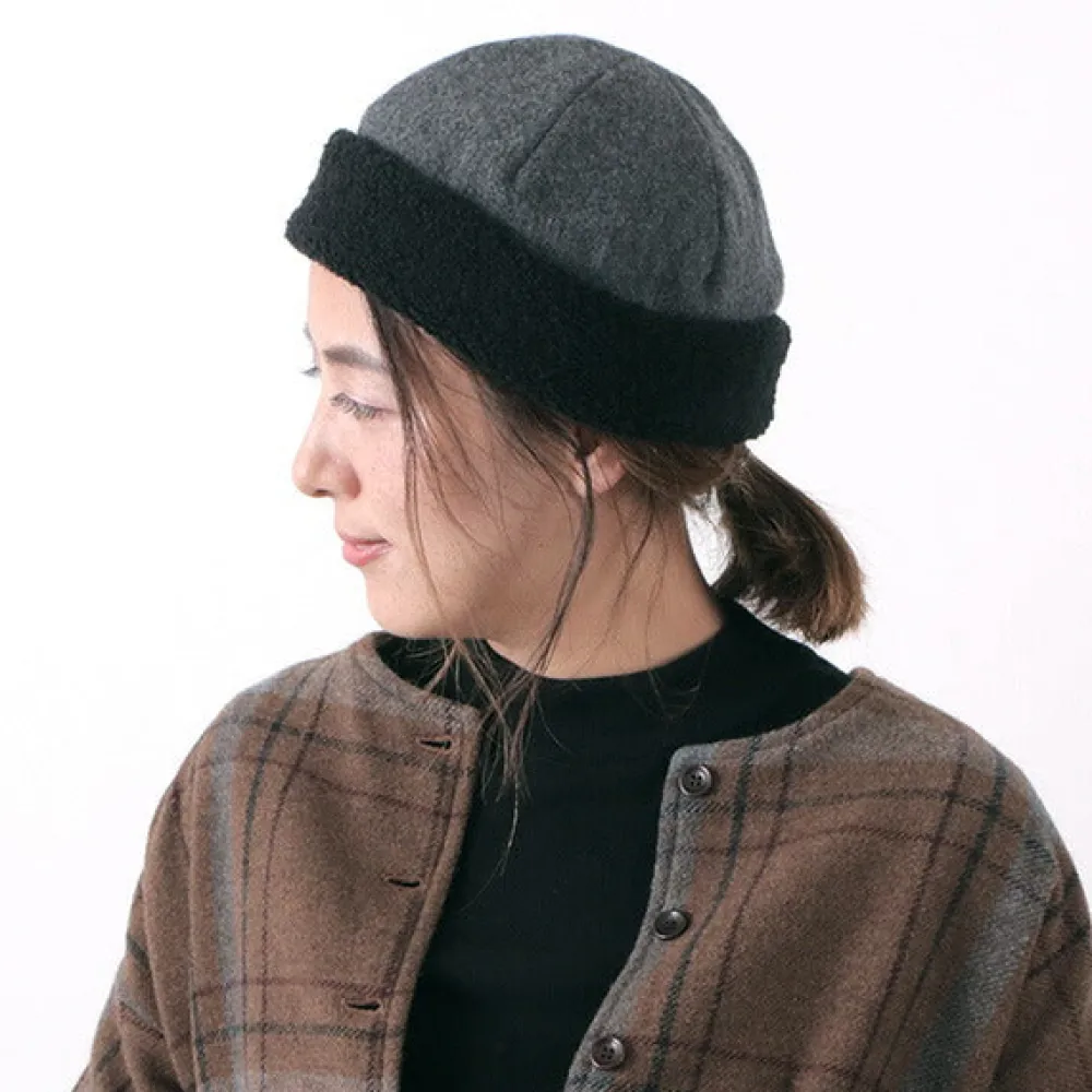HIGHER Hats^/ Vintage Wool Flannel Beanie