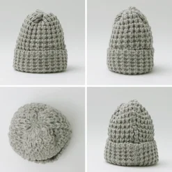 HIGHLAND 2000 Hats^/ Bob Cap Tuck Stitch (Alpaca x British Wool Mix)