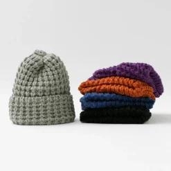HIGHLAND 2000 Hats^/ Bob Cap Tuck Stitch (Alpaca x British Wool Mix)