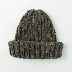 HIGHLAND 2000 Hats^/ BW nep wool 2ÁE bobby cap (double turn-up)