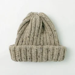 HIGHLAND 2000 Hats^/ BW nep wool 2ÁE bobby cap (double turn-up)