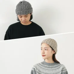 HIGHLAND 2000 Hats^/ BW nep wool 2ÁE bobby cap (double turn-up)