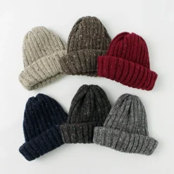 HIGHLAND 2000 Hats^/ BW nep wool 2ÁE bobby cap (double turn-up)