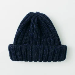HIGHLAND 2000 Hats^/ BW nep wool 2ÁE bobby cap (double turn-up)