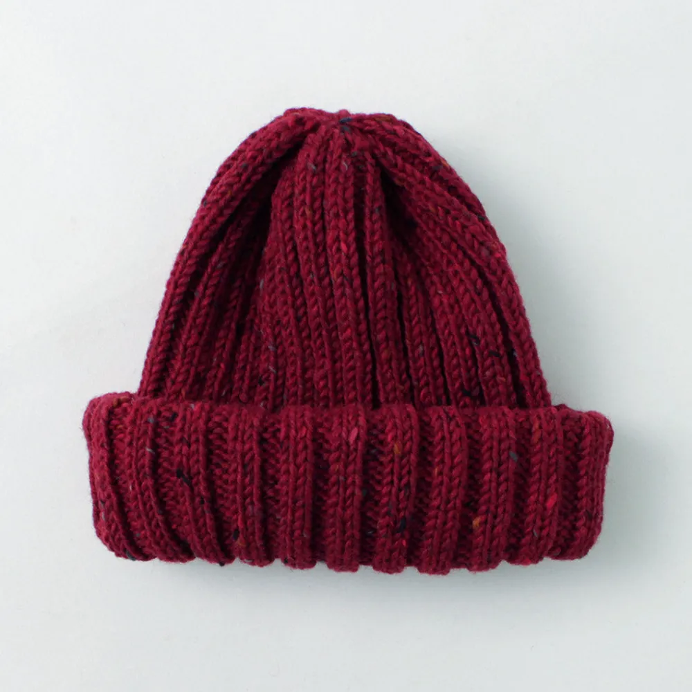 HIGHLAND 2000 Hats^/ BW nep wool 2ÁE bobby cap (double turn-up)