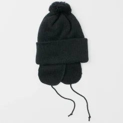 HIGHLAND 2000 Hats^/ 3G Solid Bobcap Double Ear Cover and Pom Pom and Chin Rope (20cm)