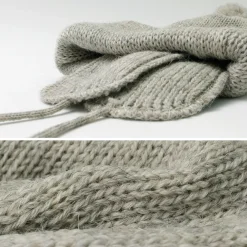 HIGHLAND 2000 Hats^/ 3G Solid Bobcap Double Ear Cover and Pom Pom and Chin Rope (20cm)