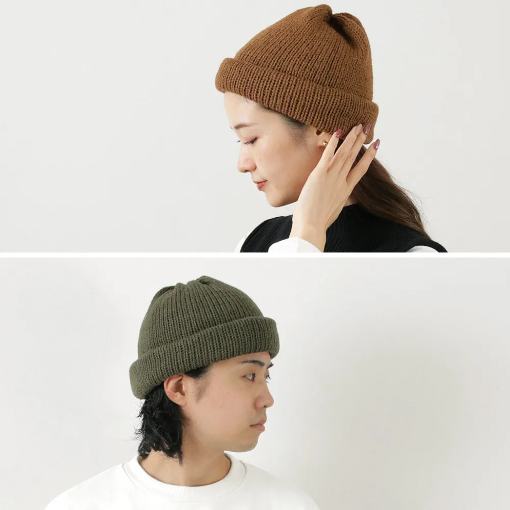 HIGHLAND 2000 Hats^/ Merino Alpaca Tubular Bobby Cap (Double Turn Up)