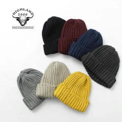 HIGHLAND 2000 Hats^/ Very Short Heavyweight Cotton Knitted Cap