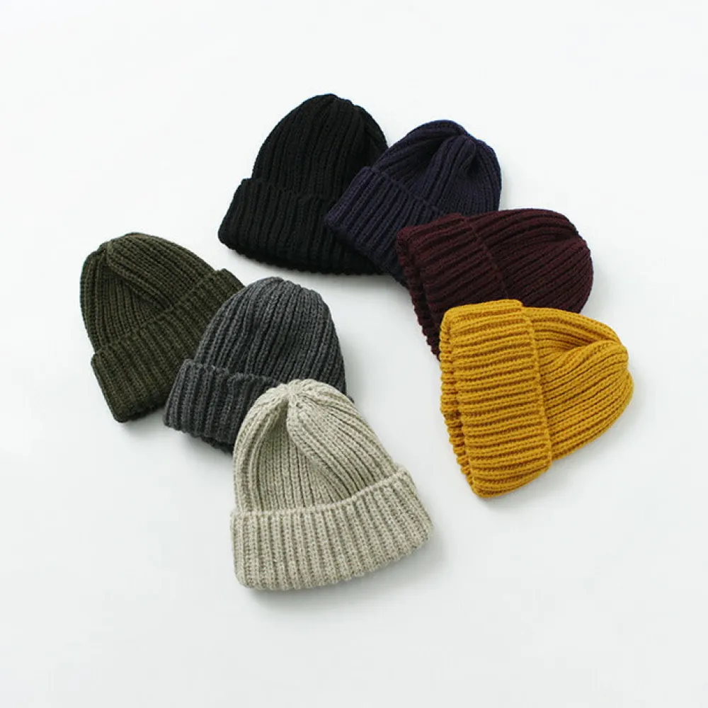 HIGHLAND 2000 Hats^/ Very Short Merino Wool Knit Cap