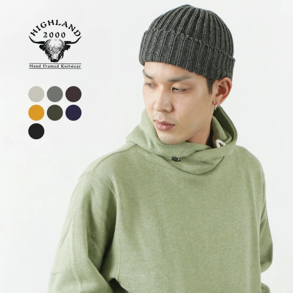 HIGHLAND 2000 Hats^/ Very Short Merino Wool Knit Cap