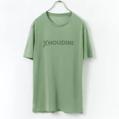 HOUDINI T-Shirts^/ Tree Tee Drawing logo /wood pulp T-shirt