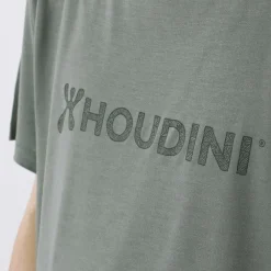 HOUDINI T-Shirts^/ Tree Tee Drawing logo /wood pulp T-shirt