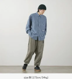 ILL ONE EIGHTY Shirts^/ Chambray Work Shirt lightblue