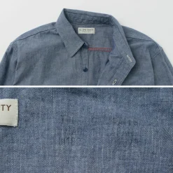 ILL ONE EIGHTY Shirts^/ Chambray Work Shirt lightblue