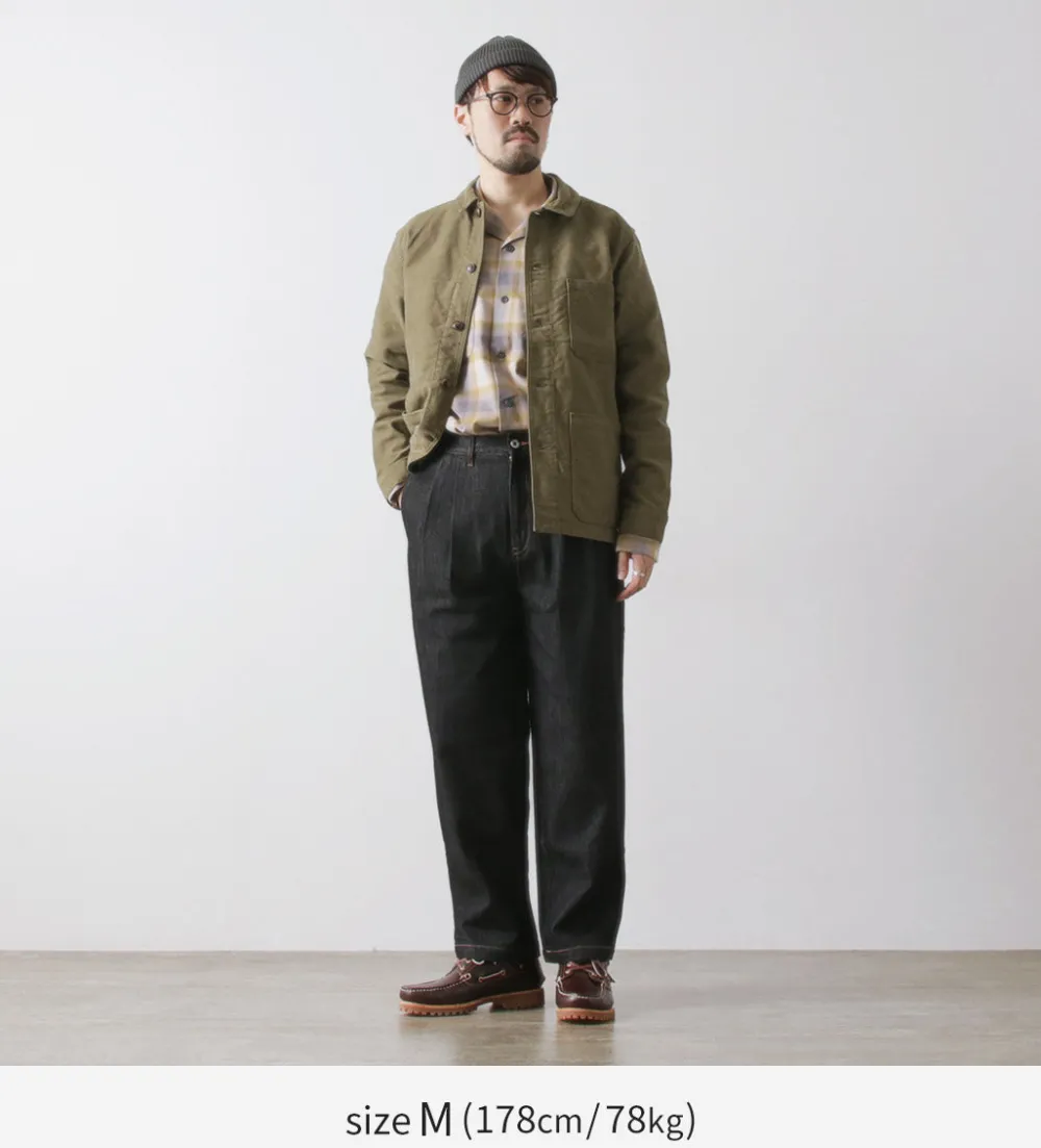 ILL ONE EIGHTY Jeans^/ Denim 2-tuck pants black