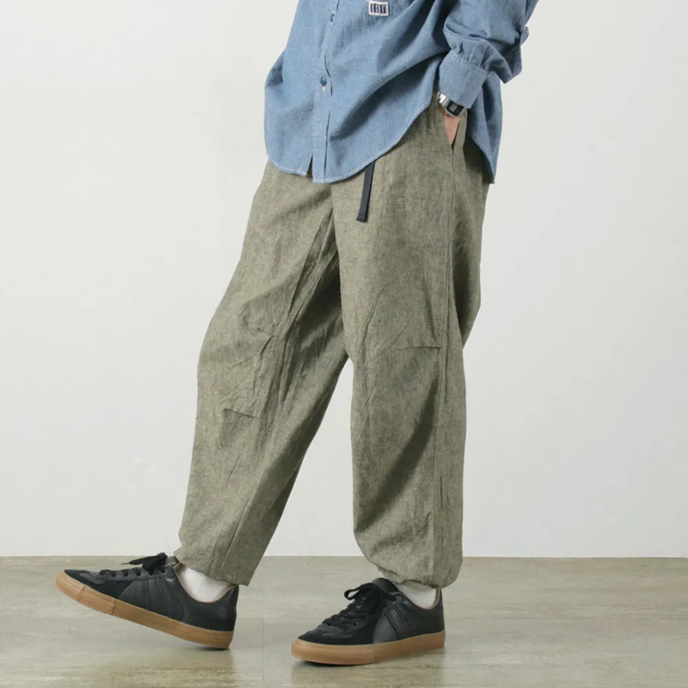 ILL ONE EIGHTY Trousers^/ Heather Linen Pants greige