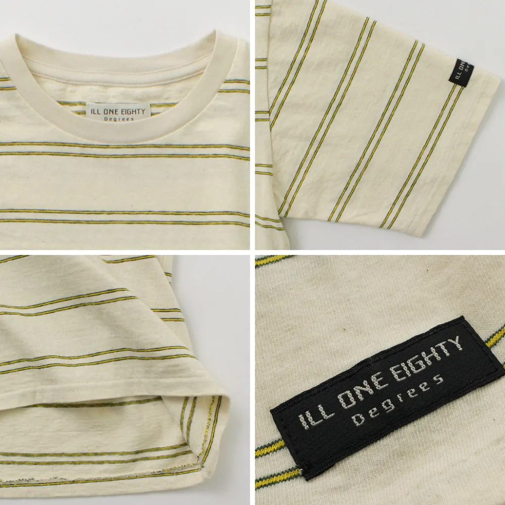 ILL ONE EIGHTY T-Shirts^/ Retro stripe T-shirt