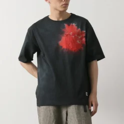 ILL ONE EIGHTY T-Shirts^/ Tie Dye Heart Pocket Short Sleeve T-Shirt black