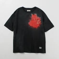 ILL ONE EIGHTY T-Shirts^/ Tie Dye Heart Pocket Short Sleeve T-Shirt black