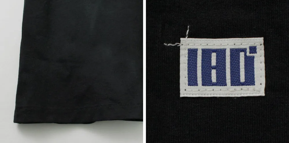 ILL ONE EIGHTY T-Shirts^/ Tie Dye Heart Pocket Short Sleeve T-Shirt black
