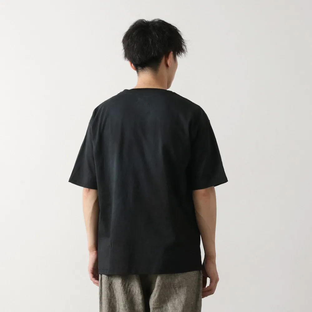 ILL ONE EIGHTY T-Shirts^/ Tie Dye Heart Pocket Short Sleeve T-Shirt black