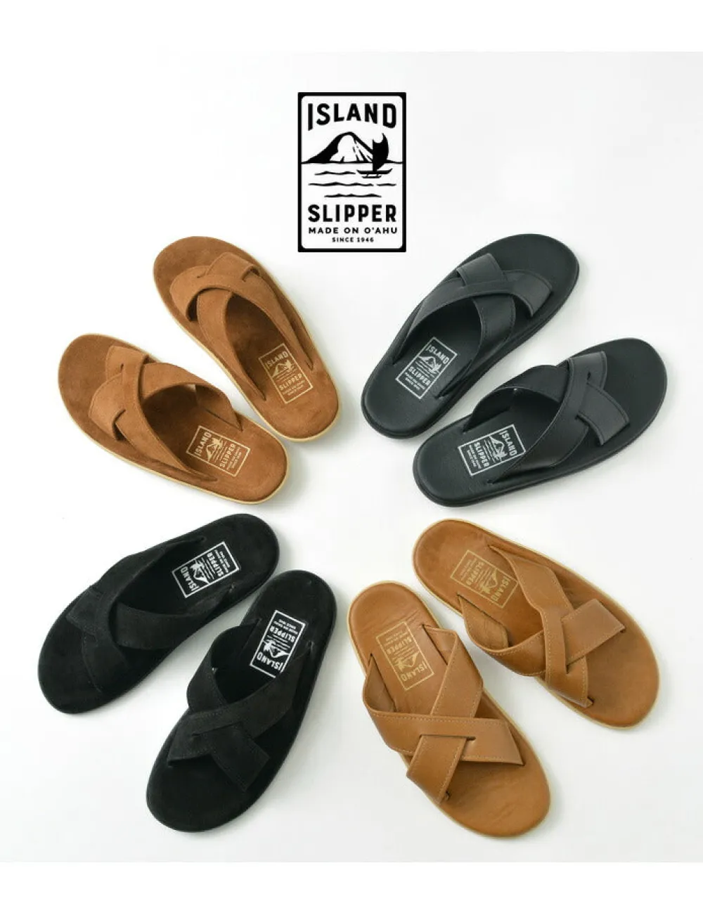 ISLAND SLIPPER Sandals^/ Cross Strap Sandal