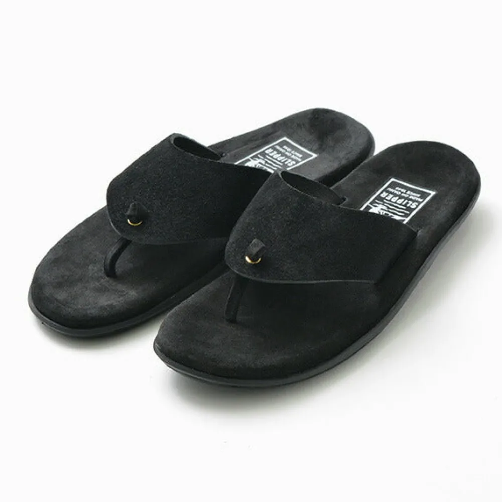 ISLAND SLIPPER Sandals^/ Wide strap thong leather sandal