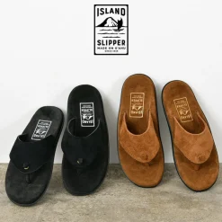 ISLAND SLIPPER Sandals^/ Wide strap thong leather sandal