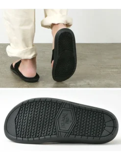 ISLAND SLIPPER Sandals^/ Wide strap thong leather sandal