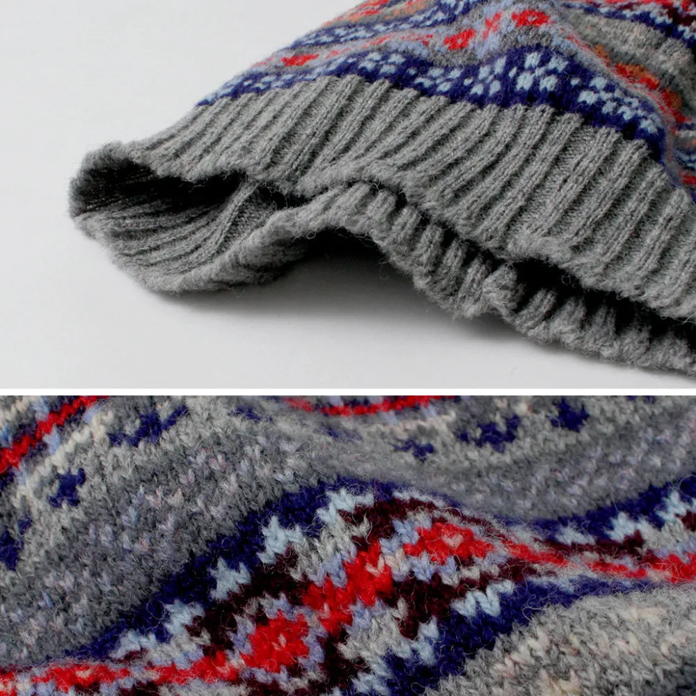 JAMIESONS Knits^/ Fair Isle V-neck Vest