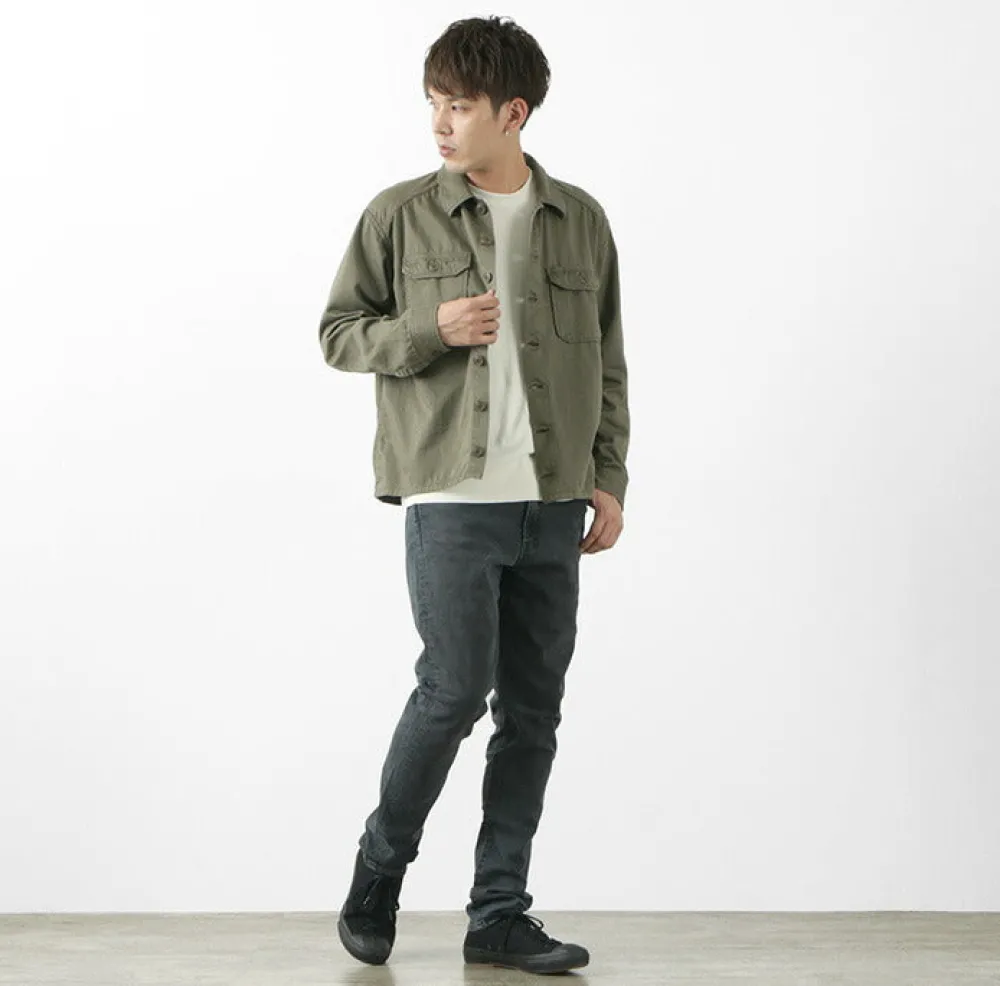 JAPAN BLUE JEANS Jeans^/ Calif Tapered Overdyed Rosewood black