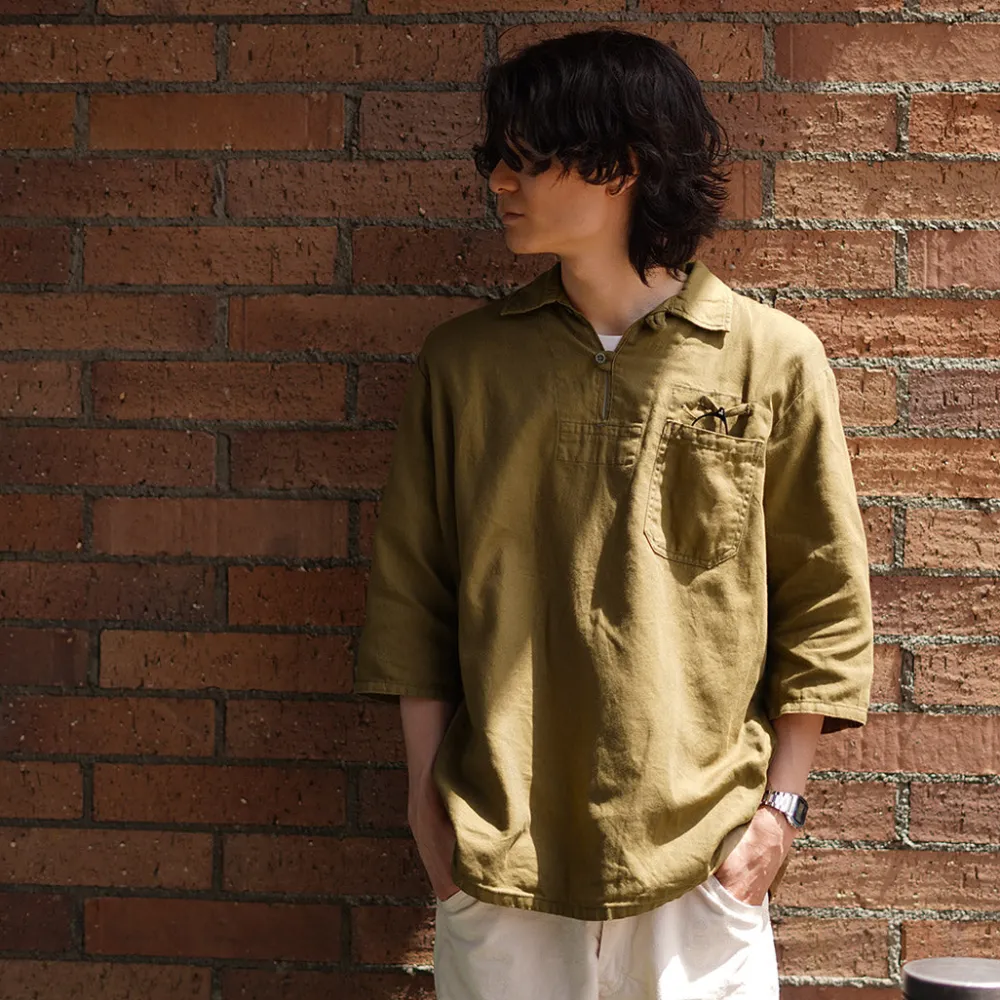 JAPAN BLUE JEANS Shirts^/ CODE:SILVER Military Pullover Shirt