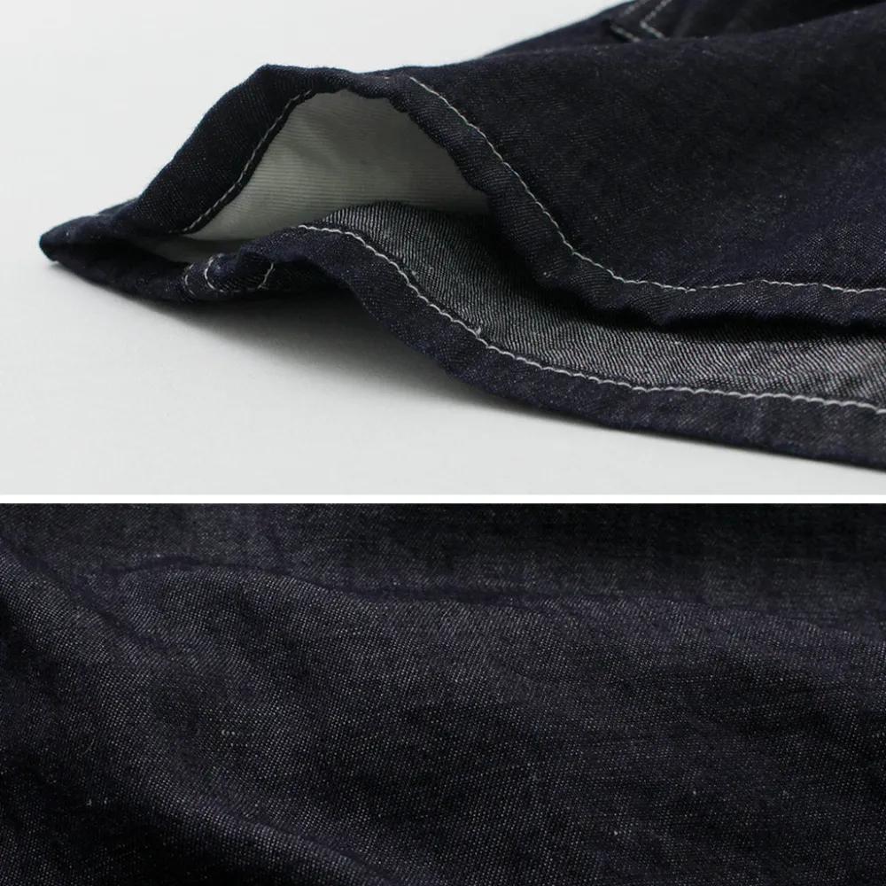 JAPAN BLUE JEANS Jackets^/ Cotton Linen Denim Faux Army Pullover Jacket indigo