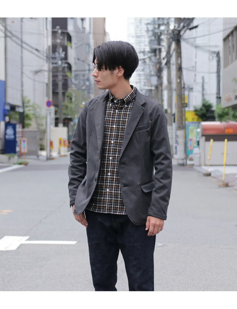 JAPAN BLUE JEANS Jackets^/ Full flannel serge tailored jacket