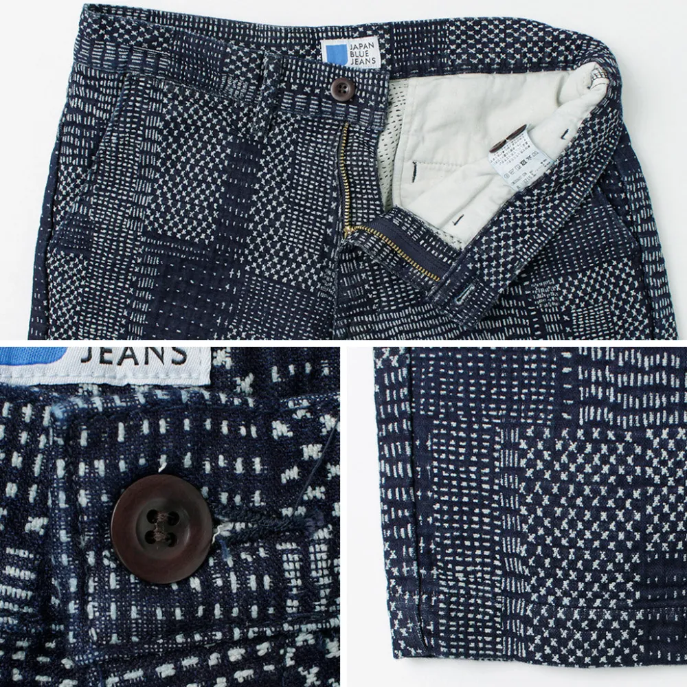 JAPAN BLUE JEANS Shorts^/ Indigo quilted coat Style Sweatshirt Shorts