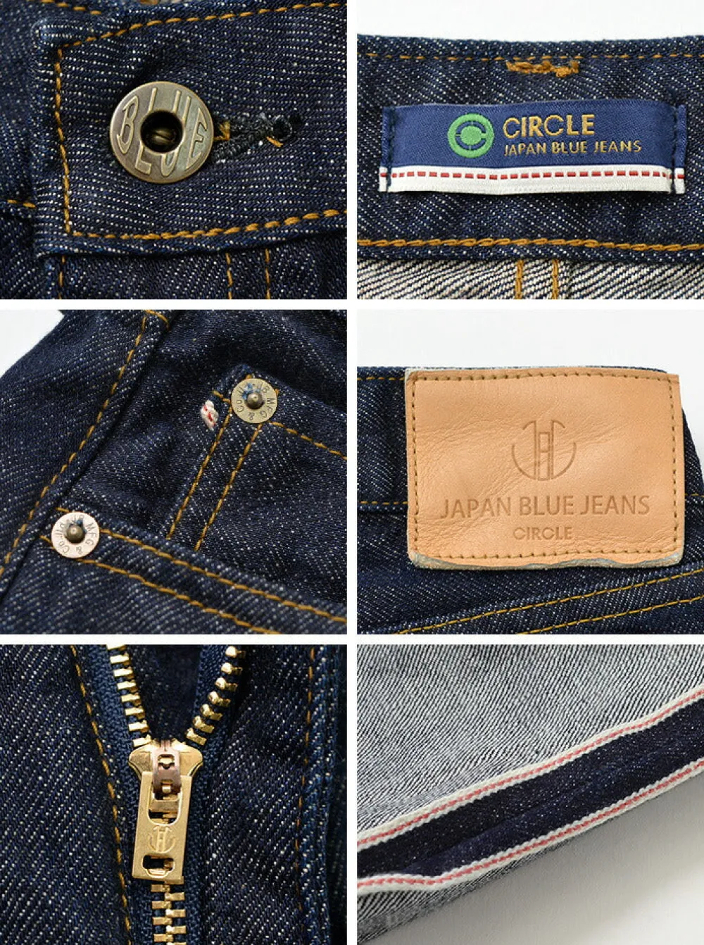 JAPAN BLUE JEANS Jeans^/ J204 Circle 12.5oz tapered indigo