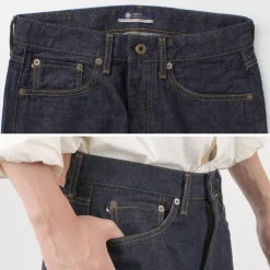 JAPAN BLUE JEANS Jeans^/ J504 Circle Loose 12.5oz African cotton selvage denim indigo